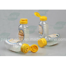 Garrafa de plástico de mel de grau alimentar com tampão de válvula de silicone (PPC-PHB-02)